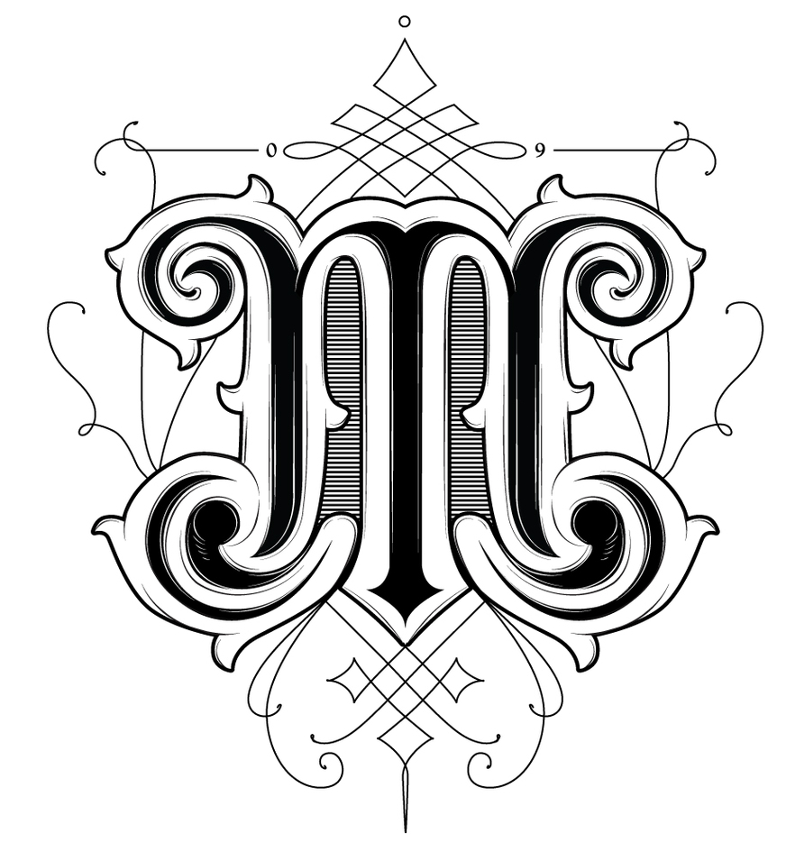 Fancy M Clipart - Free to use Clip Art Resource