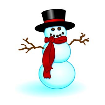 Christmas Snowman Animated Clipart