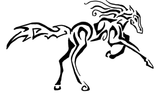 Horse Tribal Head Tattoo Design | Fresh 2017 Tattoos Ideas