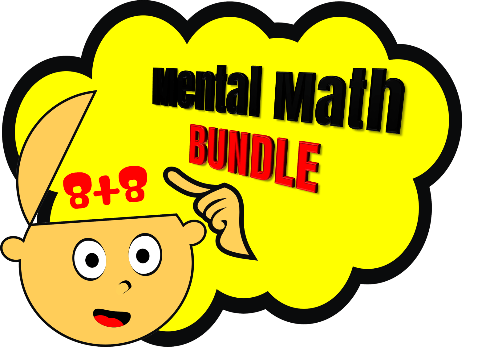 Mental maths clipart