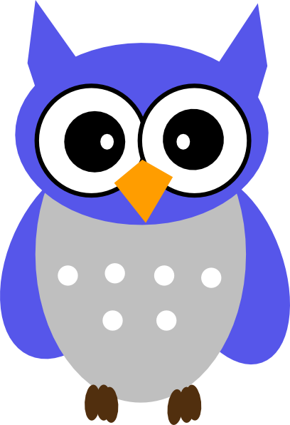 Blue Owl Clipart