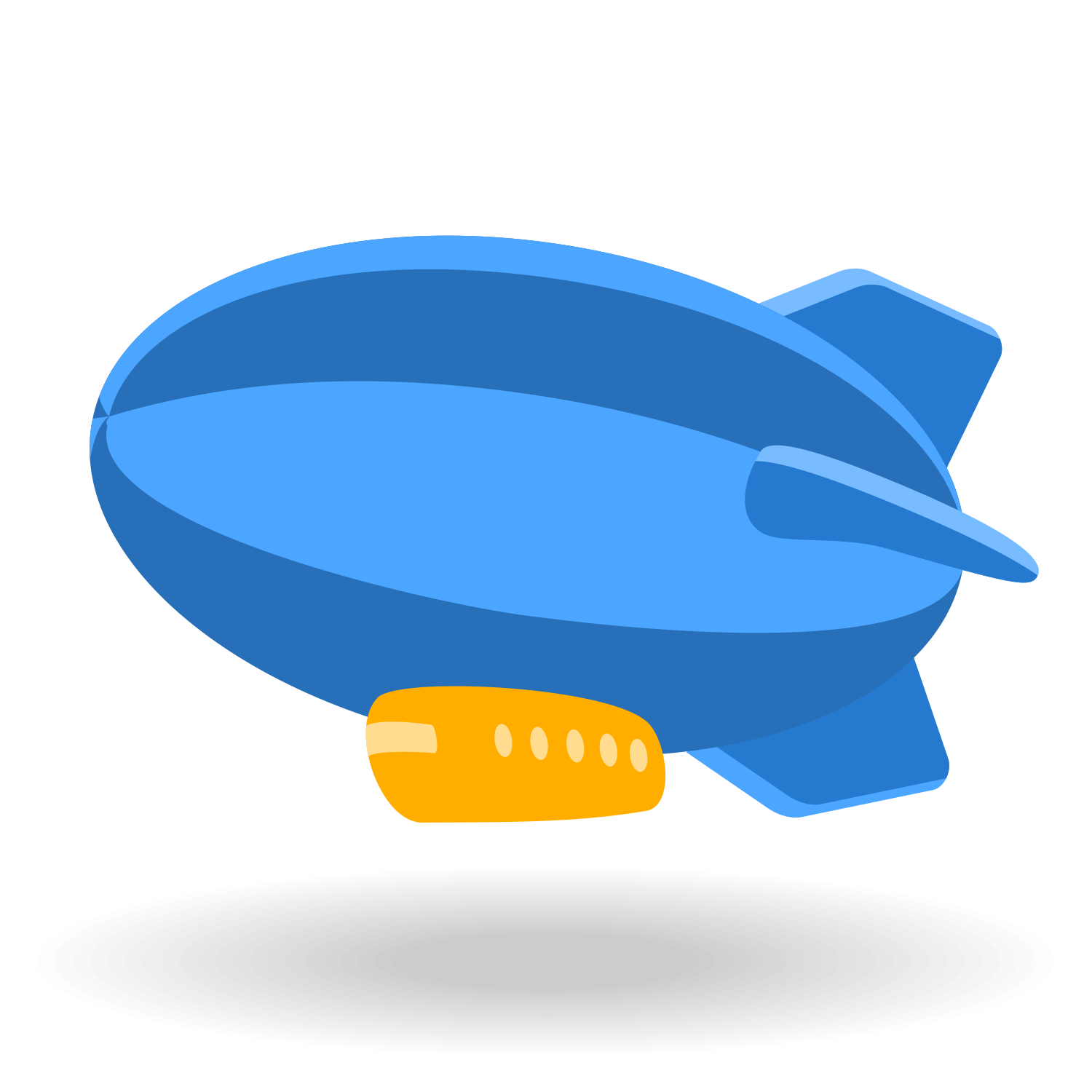 Vector for free use: Airship
