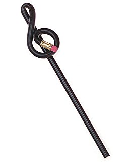 Treble Clef Pencil - Pink: Amazon.co.uk: Office Products
