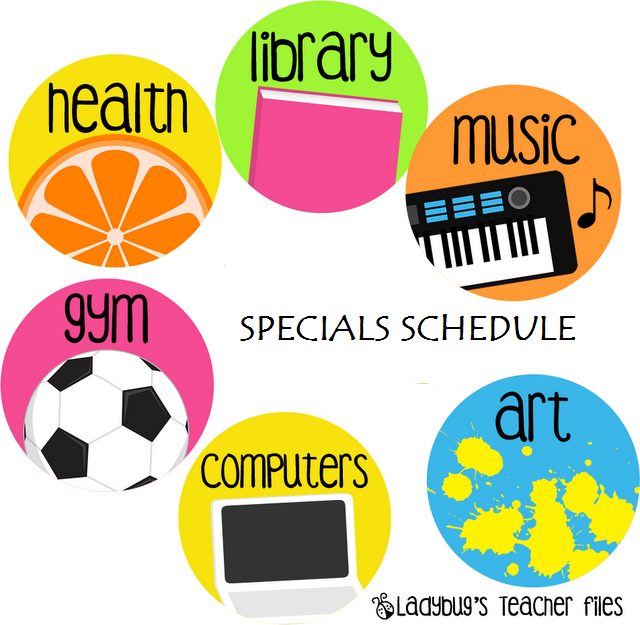 School Schedule Clipart