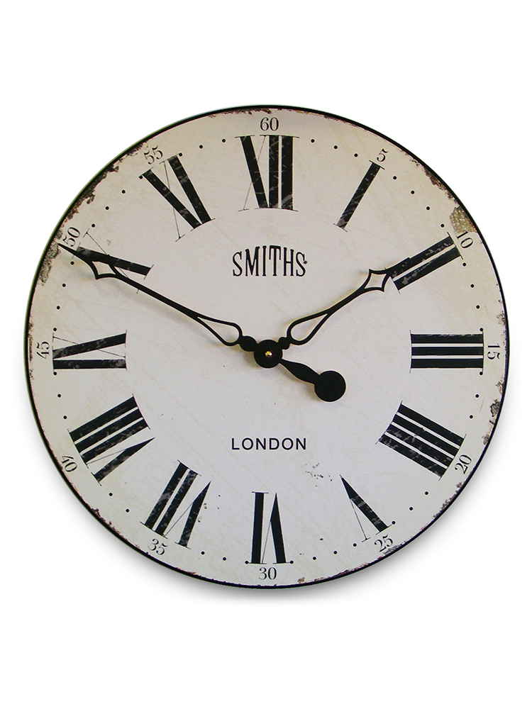 Distressed Vintage Clock - Kitchen