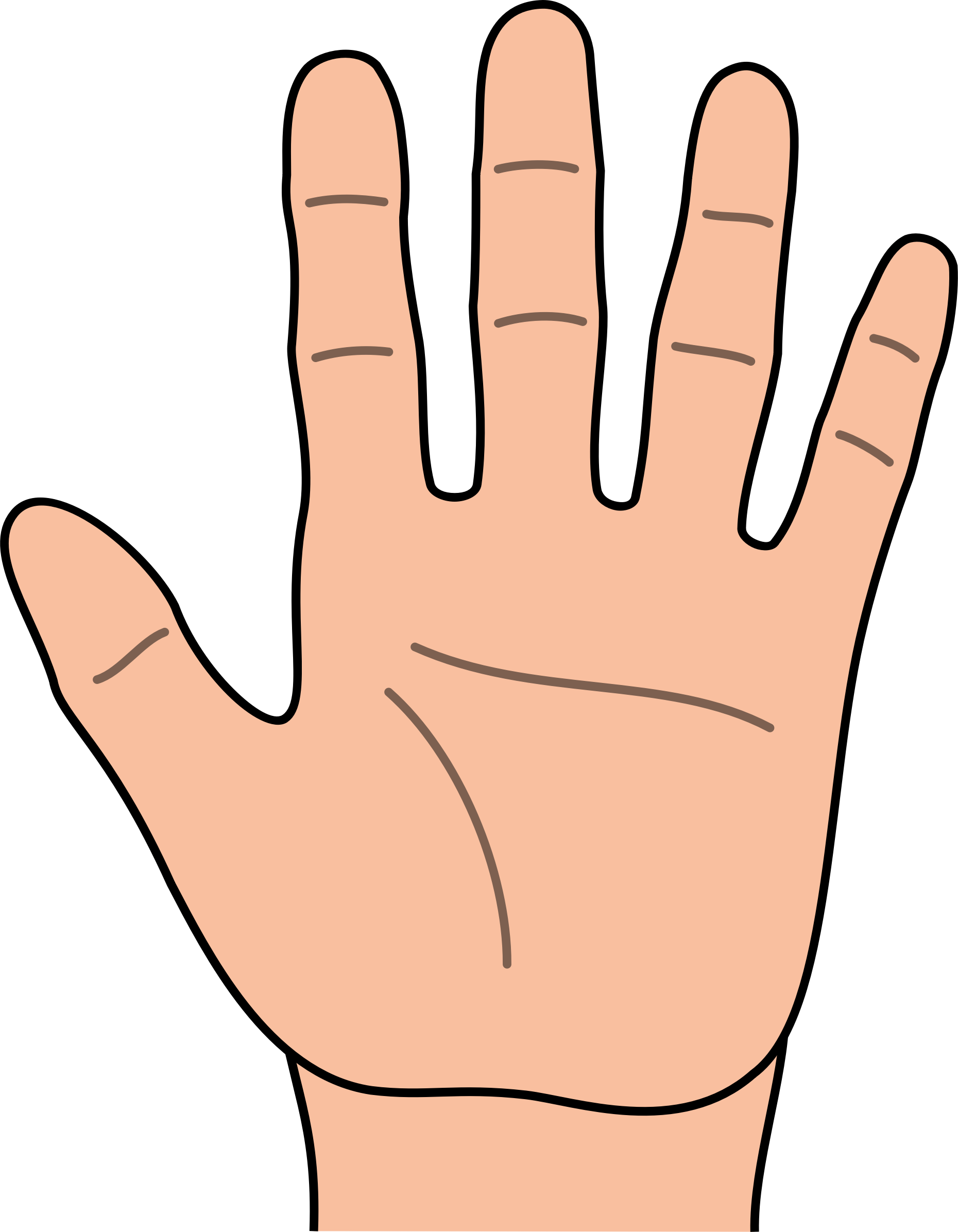Hand clip art free