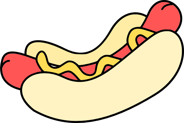 Cartoon Hot Dog Clipart