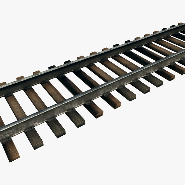 3ds max modular railroad track