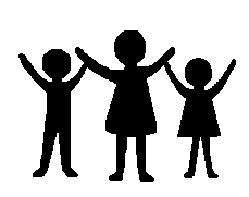 People Clip Art - Black Silhouettes - Free People Clip Art