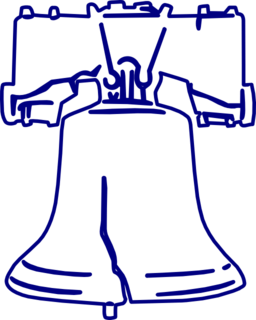 Liberty Bell Silhouette