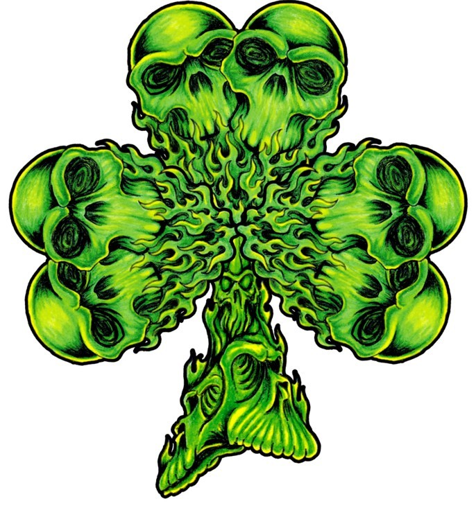 Clover Tattoo: Clover Tattoo Drawings 592, Clover tattoo drawings ...