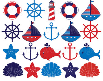 Nautical clip art | Etsy
