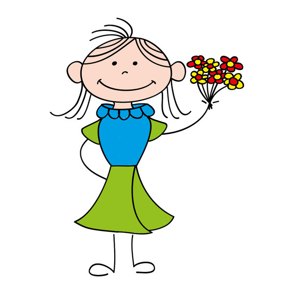 Girl with flowers | Free stock photos - Rgbstock -Free stock ...