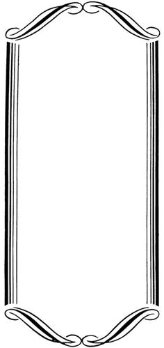 Borders and frames, Vintage clip art and Vintage clip