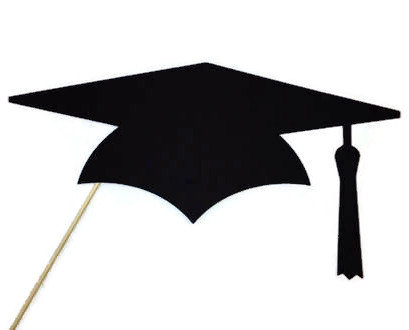 Graduation Photo Booth Props Graduation Cap by CraftingbyDenise