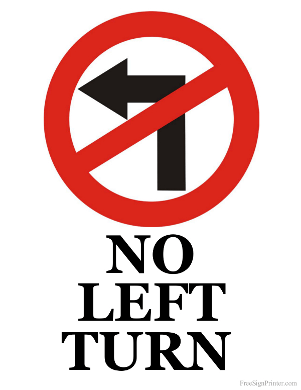 Printable Road Signs - Print Highway and Street Signs