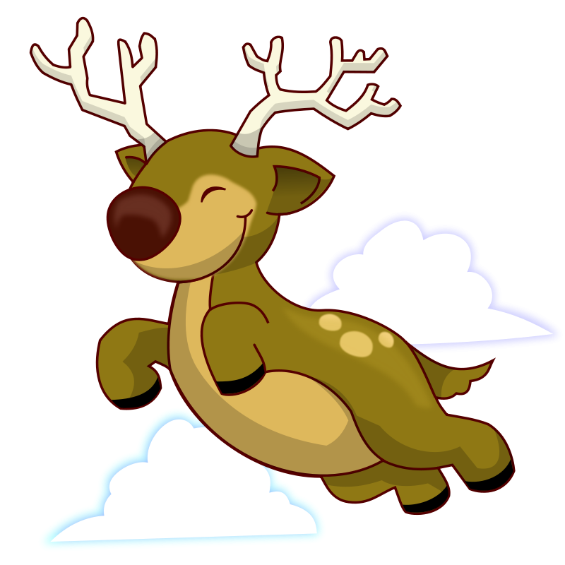 Cartoon Reindeer Clipart