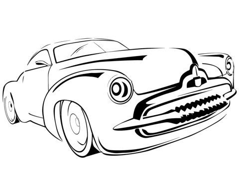 Classic cars coloring pages | Free Coloring Pages
