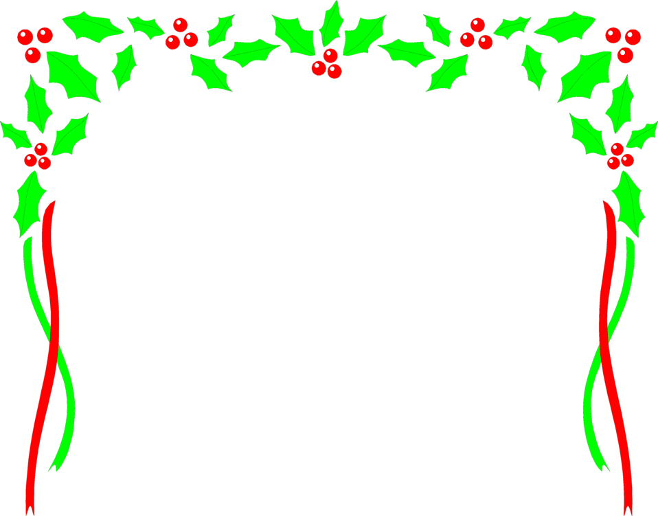 Art Christmas Borders Clipart