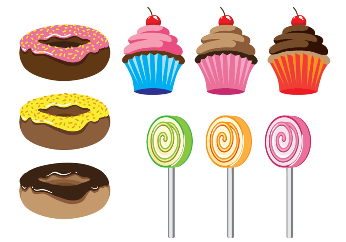 Donut Free Vector Art - (2146 Free Downloads)