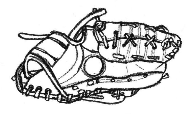 Baseball glove drawings | Flickr