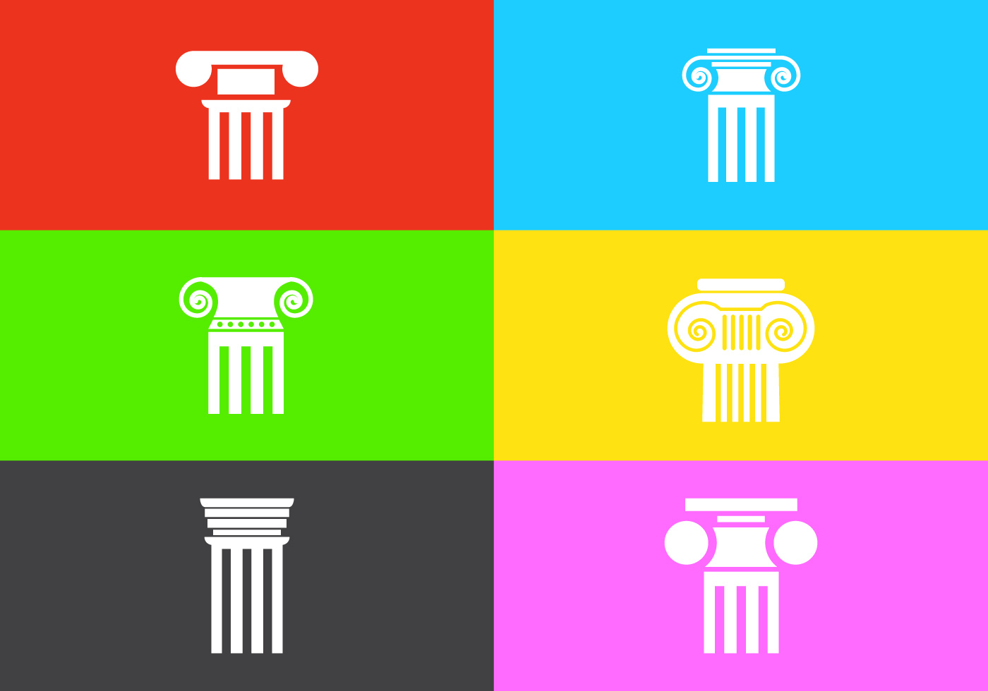 Roman Pillar Vectors - Download Free Vector Art, Stock Graphics ...