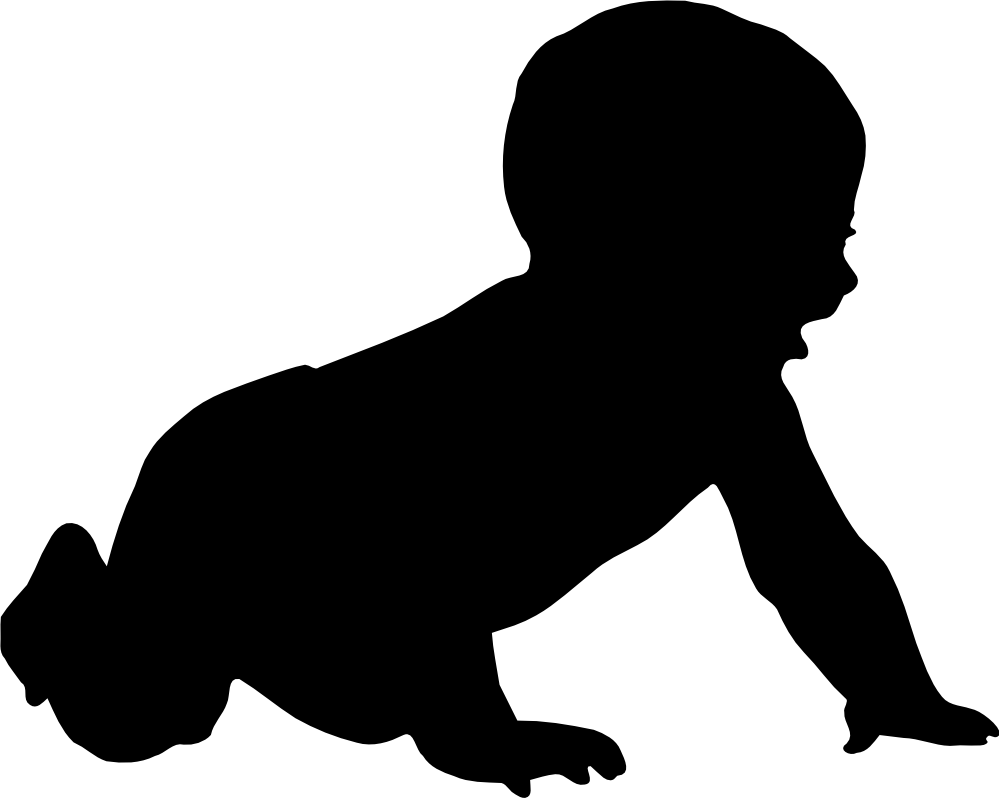 Black Baby Clipart