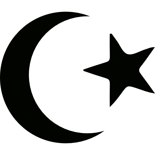 Half Moon, nature, muslim, symbol, islam, star icon