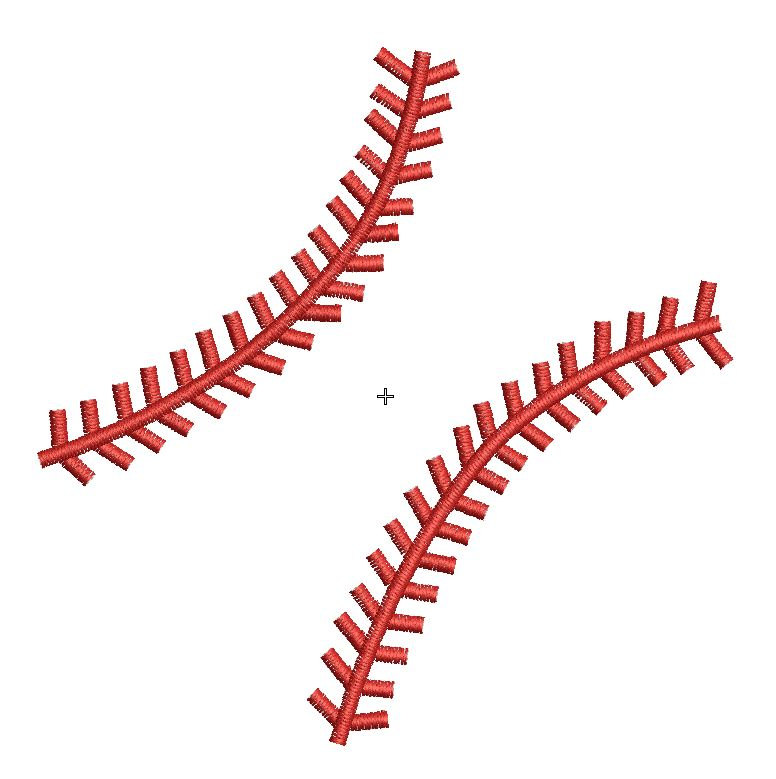 Free baseball stitch clipart