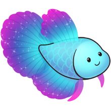 Beta Fish Clipart