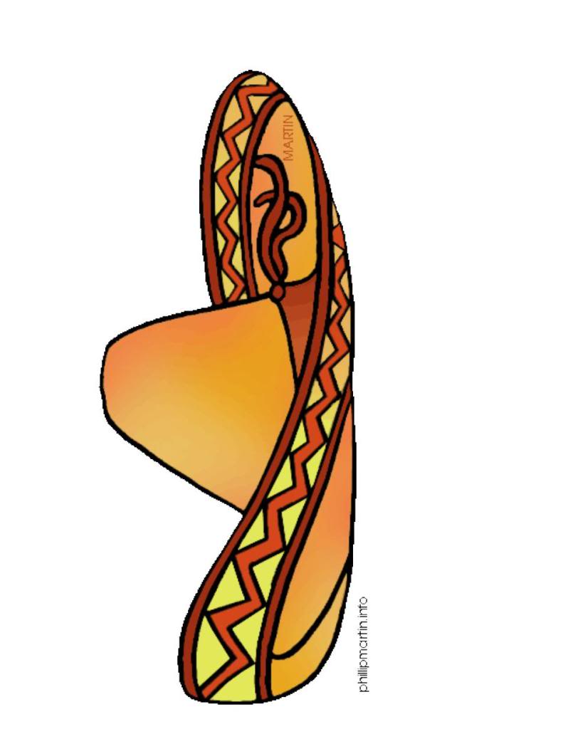 Free mexican sombrero clipart