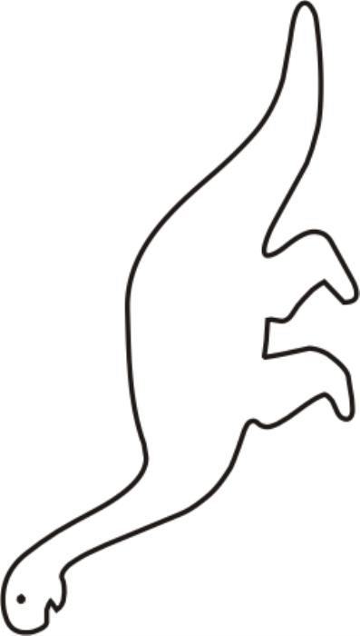 Best Photos of Large Dinosaur Template - Dinosaur Craft Template ...