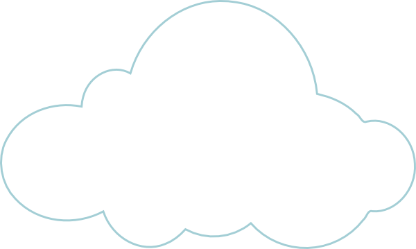 Printable Cloud Template
