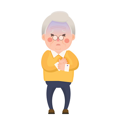 Chest Pain Clip Art, Vector Images & Illustrations