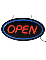 Lighted Open Signs | Flashing LED Window Signage
