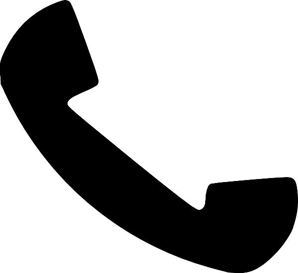 Telephone clip art vector free