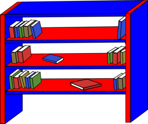 Bookcase Clipart - Tumundografico
