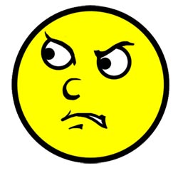 Mean Smiley Face Clipart