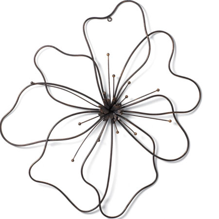 Large Poppy Wall Flower from Foreside Home and Garden