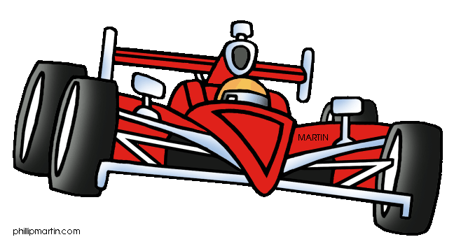 Indy car clipart