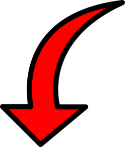 Red arrow clipart png