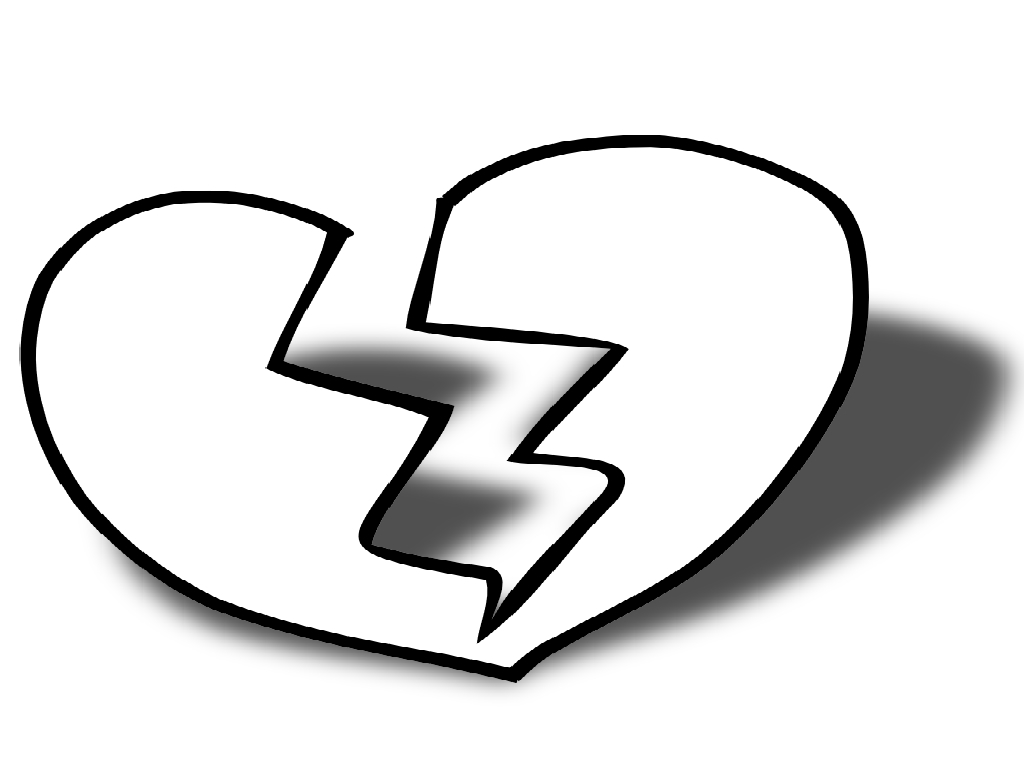 Broken Heart Coloring Pages, broken heart coloring book colouring ...