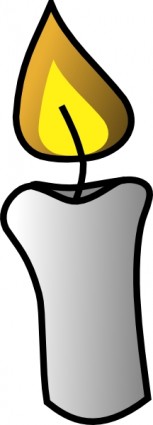 Candle clip art Vector clip art - Free vector for free download