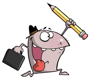 Frazzled Office Worker Clipart