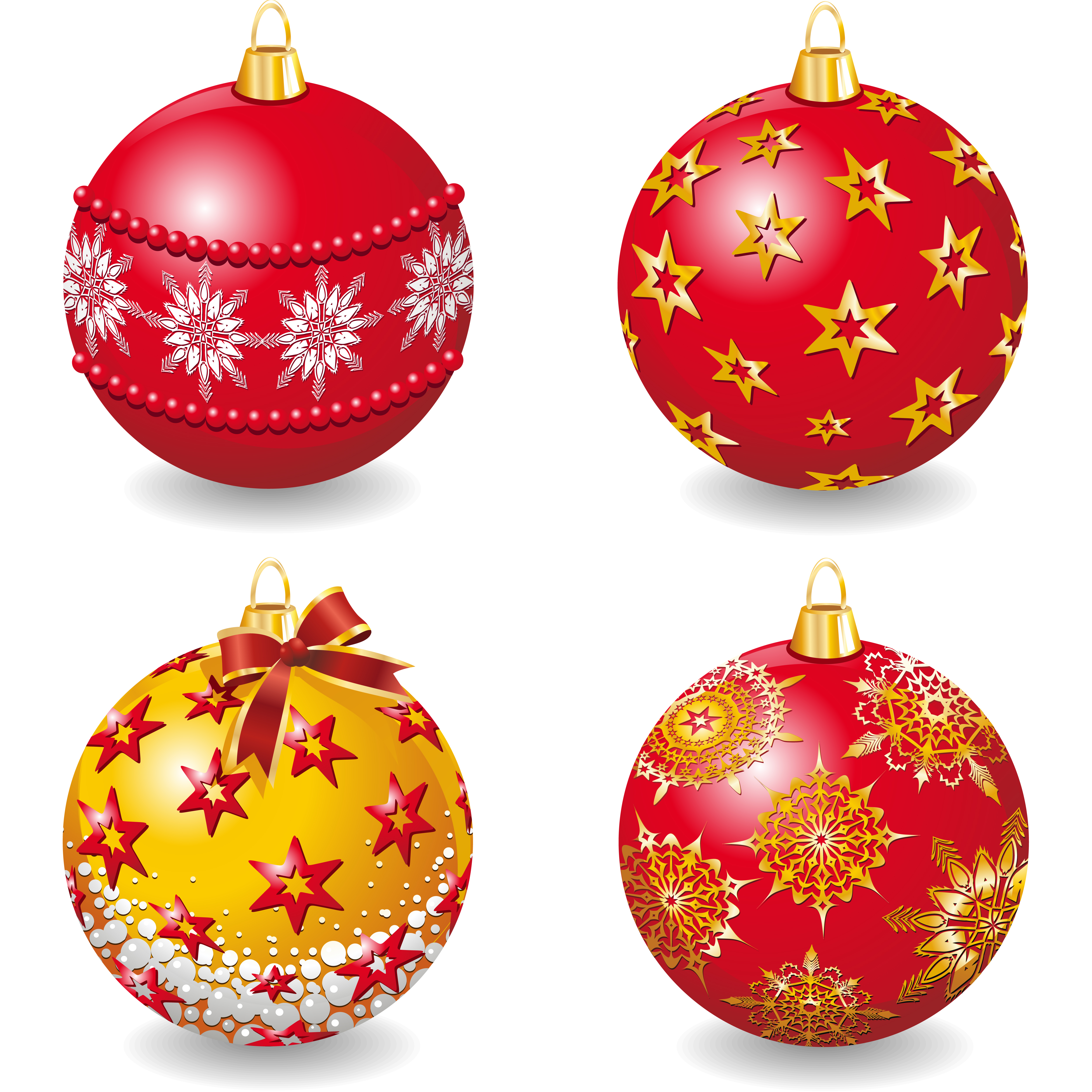 Delicate christmas ball vector Free Vector / 4Vector