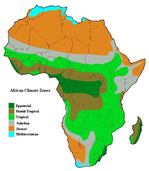 GEOG 1303 NOTES - REGIONS: AFRICA