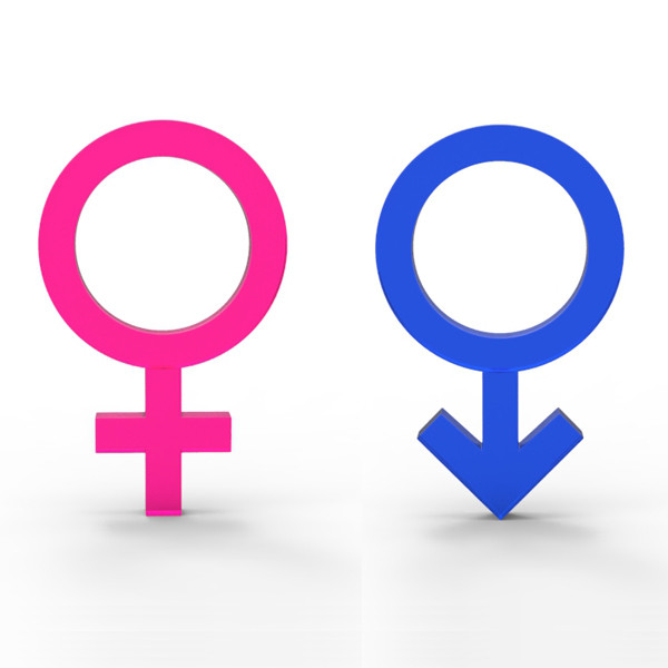 Clipart illustration male and female symbol