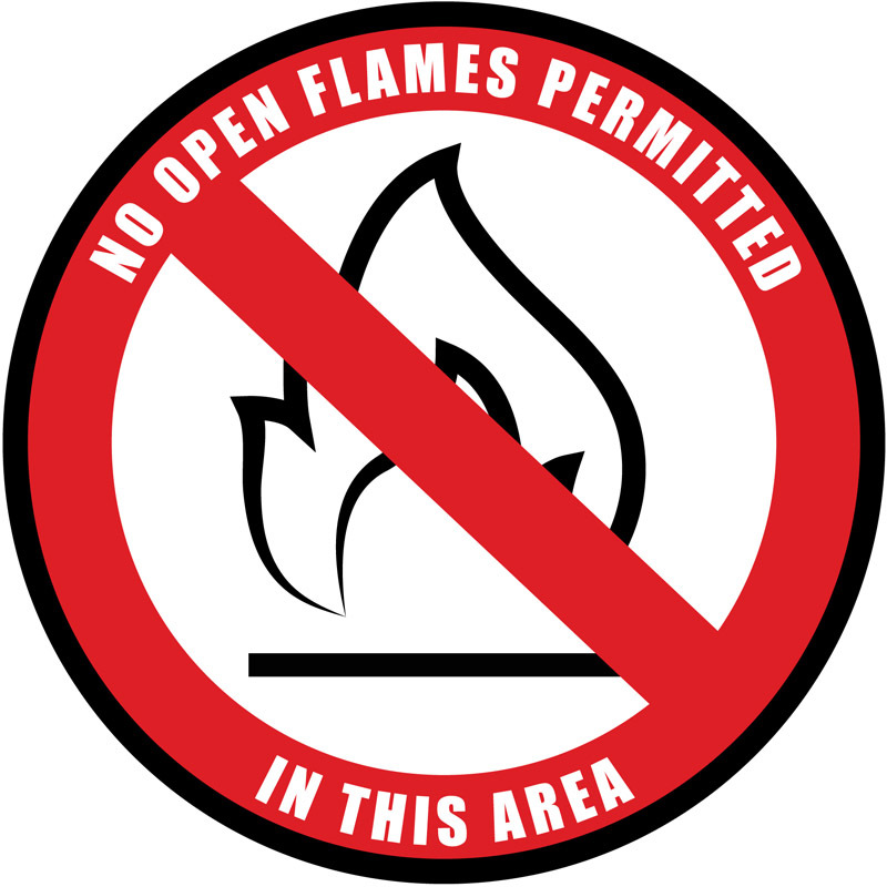 No Open Toe Shoes Floor Sign | Creative Safety Supply
