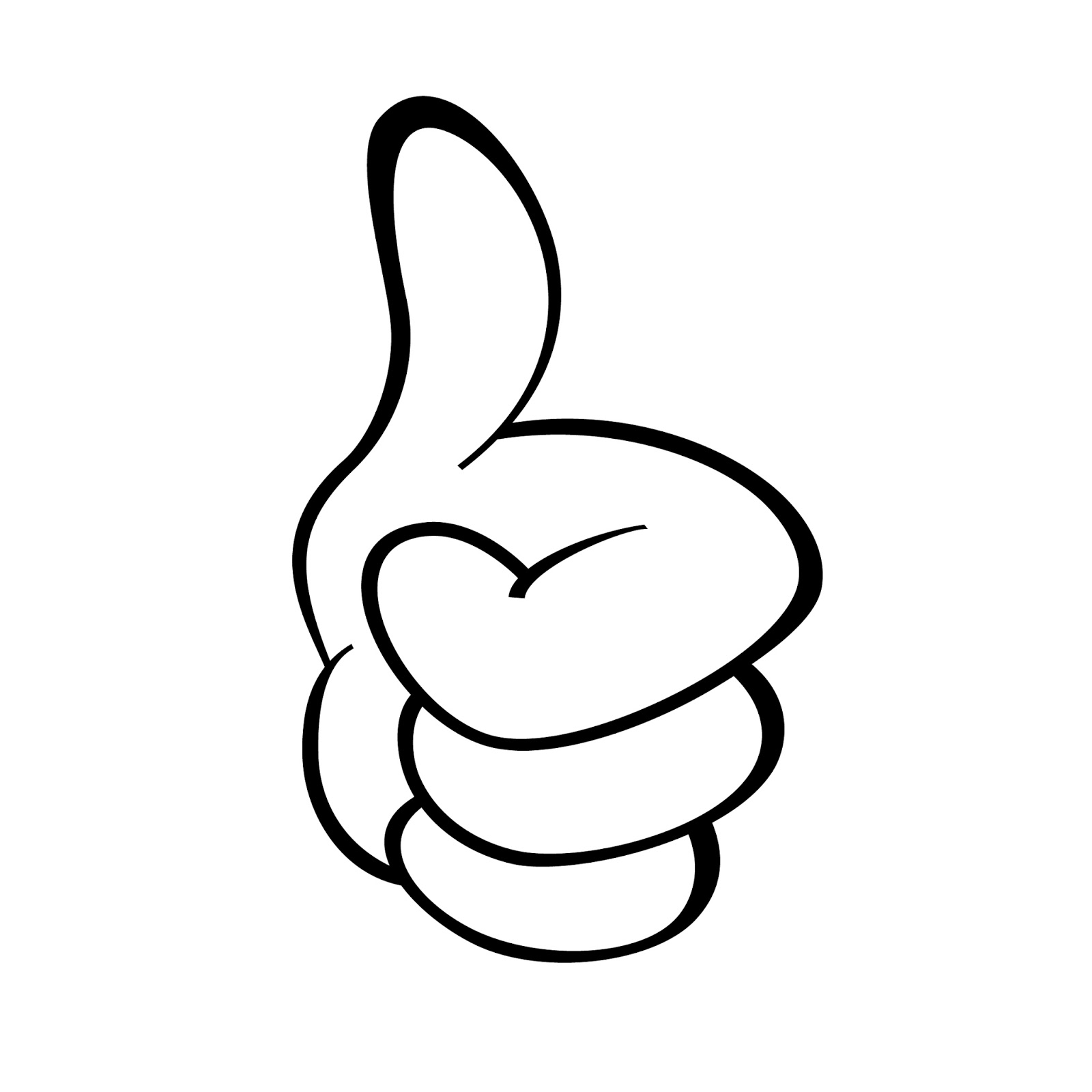 Up clipart black and white