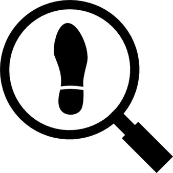 Footprint of shoes silhouette Icons | Free Download